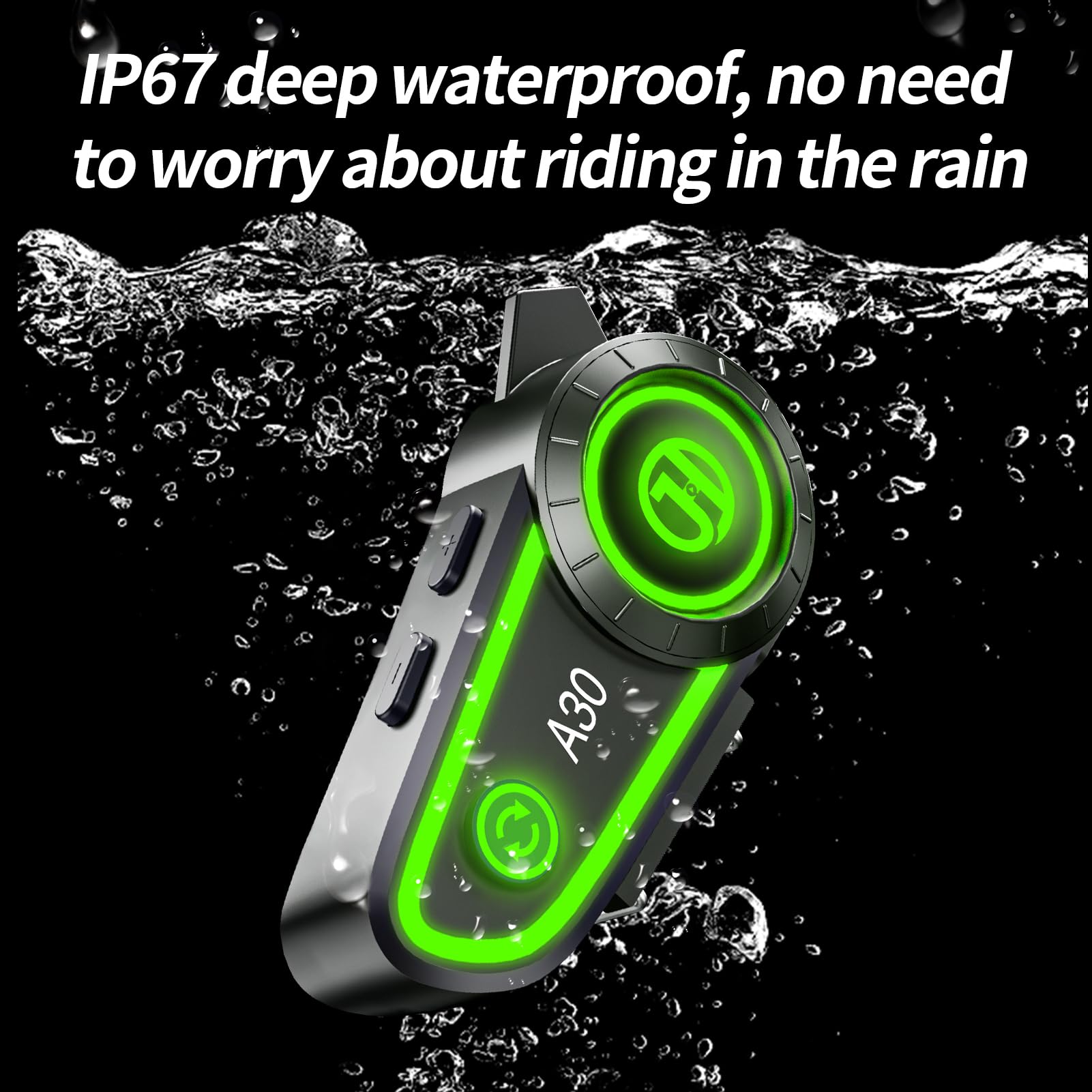 Amazon.com: JZAQ Motorcycle Helmet Speakers Helmet Bluetooth
